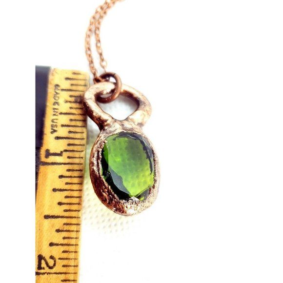 Green Crystal Necklace - Picture 12 of 12